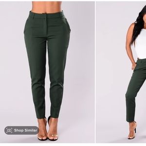 Cassie Pleated Fashionnova Hunter Green